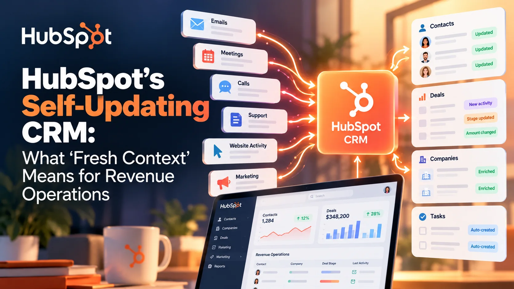 HubSpot's Self-Updating CRM: What 'Fresh Context' Means for Revenue Operations