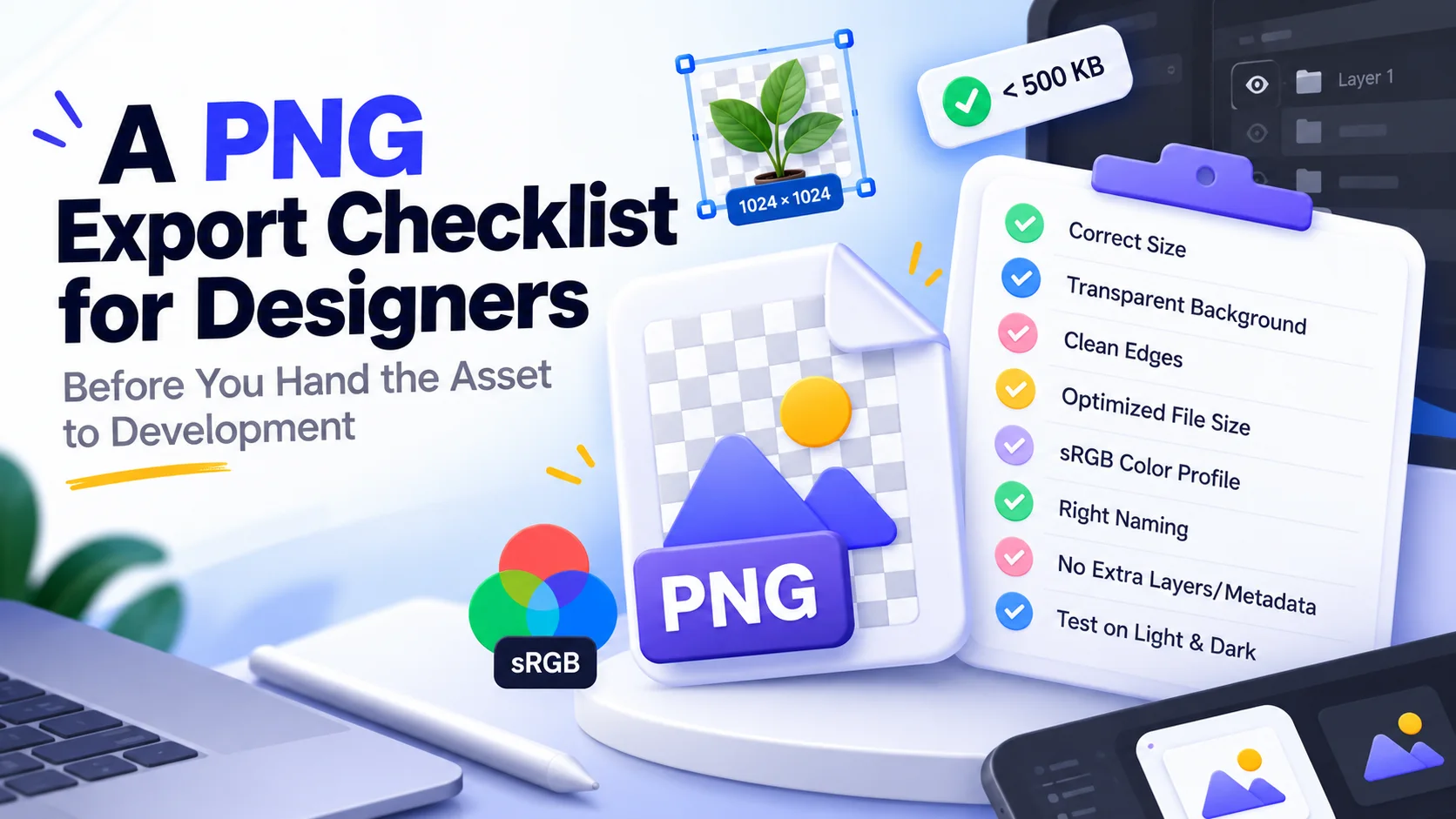 A PNG Export Checklist for Designers: Before You Hand the Asset to Development